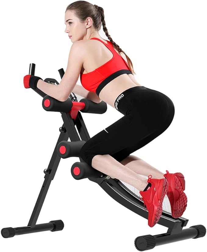 Core & Ab Trainer - Foldable AB Workout Machine for Home Gym