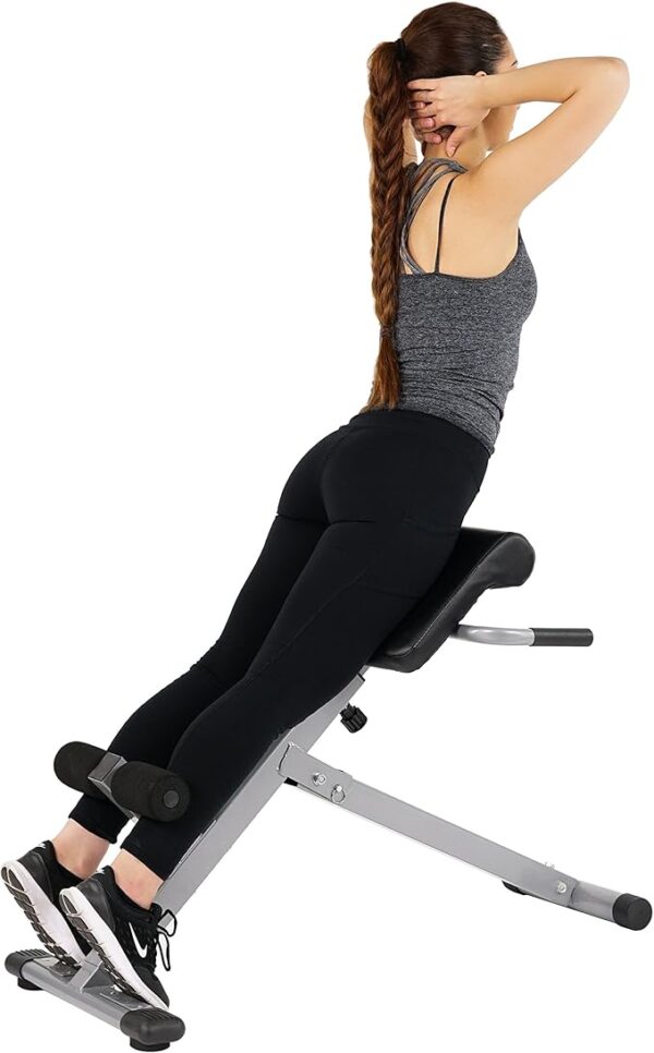 Foldable Hyperextension Roman Chair - Adjustable Sit-Up Bench for Glutes & Abs - Image 3
